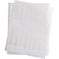 Brady DATAB Dot Matrix Printable Lables, 1.00 IN X 5.937 in