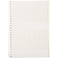 Brady DATAB Dot Matrix Printable Lables, 1.00 IN X 5.937 in