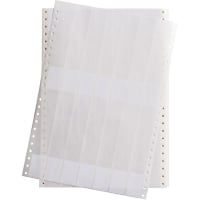 Brady DATAB Dot Matrix Printable Lables, 1.00 IN X 5.937 in