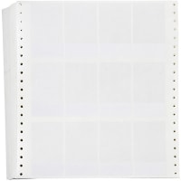 Brady DATAB Dot Matrix Printable Lables, 1.90 IN X 3.187 in