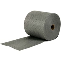 Brady MRO Plus Absorbent Roll, roll of 150 ft, 12 in W x 150 ft L, Gray