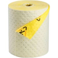 Brady BrightSorb High Visibility Barrier-Backed Mat Roll, 13.4 gal, 15 in W x 100 ft L