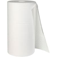 Brady Oil Plus Absorbent Roll, roll of 150 ft, 30 in W x 150 ft L, White