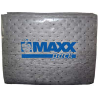 Brady MAXX Pack, Case of 5 Pads, 15 in W x 19 in L, 30 gal, Gray