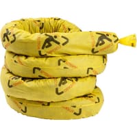 Brady BrightSorb High Visibility Chemical SOCs, 12 gal, 3 in Dia x 12 ft L