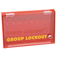 Brady Acrylic Wall Mounted Group Lockout Boxes