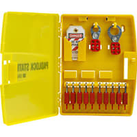 Brady Ready Access Padlock Station Kit with 10 Padlocks