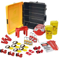 Brady Lockout Tagout Station Kit with 6 Padlocks