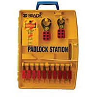 Brady Ready Access Padlock Station Kit with 10 Padlocks