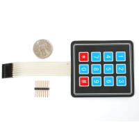 Adafruit Industries Membrane 3x4 Matrix Keypad + extras - 3x4