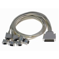 Brainboxes Lynx Cable, 78 Way D to 8 x 9 Pin