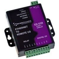 Brainboxes I/O Module;Industrial;Ethernet to 3x Relay + 3 Digital Inputs;DIN-Rail;ED Series