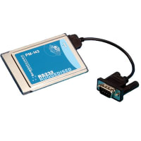 Brainboxes PCMCIA Card Type II, PCMCIA 1 x RS232 Rugged 1M Baud