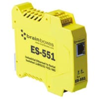 Brainboxes Ethernet to Serial, Ethernet Industrial Iso 1 x RS232/422/485