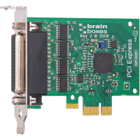 Brainboxes Brainboxes 4 Port RS232 PCI Express Serial Board, 921.6kbit/s