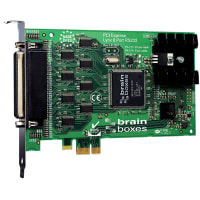 Brainboxes PCI Express Serial Card, PCIe 8 x RS232, DB25, 1M Baud