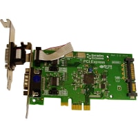 Brainboxes PCI Express Serial Card, LP PCIe 1 + 1 x RS232, POS, 1A, SATA