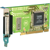 Brainboxes Serial Card, 3.3/5.0V, LP uPCI, 1 x LPTPrinter Port