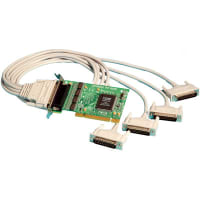 Brainboxes Serial Card, 3.3/5.0V, LP uPCI, 4 x RS232 DB25