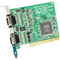 Brainboxes Serial Card, 3.3/5.0V, uPCI 2 x RS422/485 1M Baud Opto Isolated