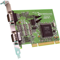 Brainboxes Brainboxes 2 Port RS422, RS485 PCI Serial Board, 921.6kbit/s