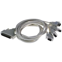 Brainboxes Quad Cable, 37 Way D to 4 x 9 Pin