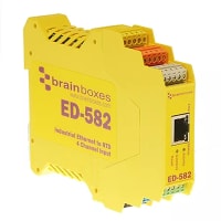 Brainboxes Industrial Ethernet to 4 Channel RTD Remote IO Module -22F to +176F