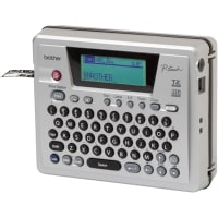 Brother International Label Printer; Compact; w/Carry Case; Rechargeable; Can Also Use HG/HGe tapes