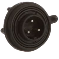 Bulgin Front Panel Mount Connector, Sealed Plug, IP69K, 3-C, Standard Buccaneer Series