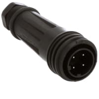 Bulgin Cable Connector In-Line 4 Plug 6 to 8 mm Dia In-Line Flex Screw 32&frasl