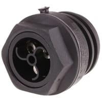 Bulgin Connector Socket 3 13 to 10 AWG Axial Screw Terminal 32 A 600 VAC/VDC