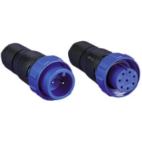 Bulgin Connector Cable Socket 6 46 mm (Max.) 5 A 125 V AC/DC 5 Milliohms (Max.)