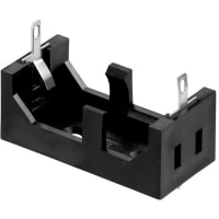 Bulgin Battery Holder, PC/Base Mount, Open Style, Dual Connections, Holds 1 CR123 Cell