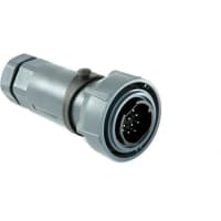 Bulgin Connector Flex 3-P Male/Pin Screw Term. 9-11mm Cable Entry Thermoplastic