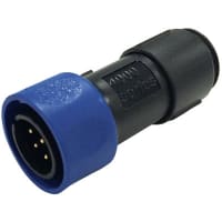 Bulgin Connector Circular Flex Body Socket 6.0-6.5mm 3 Contacts 4000 Series