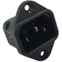 Bulgin Power Entry Modules, AC, VERTICLE FLANGE MNT 6.3MM TAB