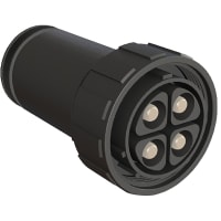 Bulgin Connector, Screw 4 position. Flex, Plug 1/0 size contacts