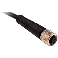 Bulgin M5A Code OM Flex Body, Cable, 4-P Socket Prewired w/1M PVC, Buccaneer M5 Series