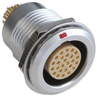 Bulgin Connector, 4 Contacts Fixed Socket 2X Series Push Pull