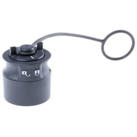 Bulgin 6000 Series Female Dust Cap Shell Size 32mm IP66 IP68 IP69K Rated