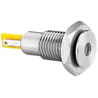 Bulgin Vandal Resistant LED Indicator Yellow DX Series