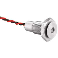 Bulgin Vandal Resistant LED Indicator Red DX Series