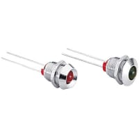 Bulgin LED Indicator Green DX Series