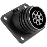 Bulgin EXP Series, 3 Pole Panel Mount Conn Socket, 50mm Shell Size, Female Contacts, IP68