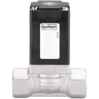 Burkert Fluid Control Systems Solenoid Valve, 2/2, SS, 232PSI, 1/2NPT, 120V, 0290 series