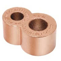 BURNDY Copper Compression Connector, 4/0 AWG(Str)-250 kcmil, 3/4" Ground Rod