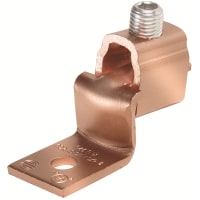 BURNDY 14-6 CU LUG BLT, Convenient Range-Taking Design, Installation Torque: 45 IN-LB