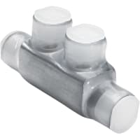 BURNDY Splice Reducer, Insulated, Clear, Aluminum, In-Line, 1/0-14 AWG, 2 Port