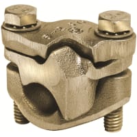 BURNDY Tapping Connector, Copper, 4/0-1 AWG, Universal Clamp, 2.38" x 1.81"