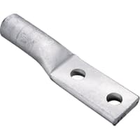 BURNDY Compression Terminal, 4/0 AWG, 2 Hole, 1/2 Stud, 1-3/4" Spacing, Tin Plated